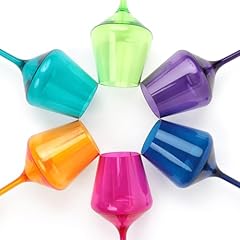 Colored wine glasses for sale  Delivered anywhere in USA 