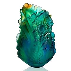 Daum crystal peacock for sale  Delivered anywhere in USA 