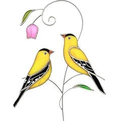 Iricrist goldfinch stained for sale  Delivered anywhere in USA 