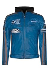 Mens blue leather for sale  Delivered anywhere in UK