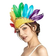 Bandeau plumes carnaval d'occasion  Livré partout en France