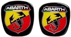 Abarth adesivo logo usato  Spedito ovunque in Italia 