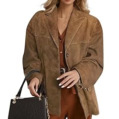 Wildlederjacke damen revers gebraucht kaufen  Wird an jeden Ort in Deutschland
