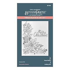 Spellbinders poinsettia corner for sale  Delivered anywhere in USA 