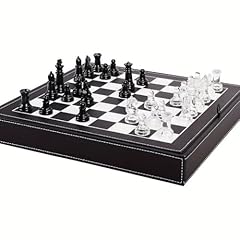 Luxury glass chess for sale  Delivered anywhere in USA 