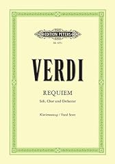 Verdi requiem vocal for sale  Delivered anywhere in UK