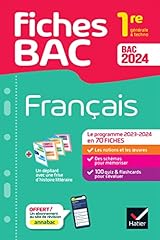 Fiches bac français d'occasion  Livré partout en France