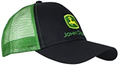 John Deere Embroidered Logo Mesh Back Baseball Hat for sale  Delivered anywhere in USA 