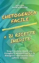 Chetogenica facile ricette usato  Spedito ovunque in Italia 