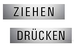 Türschilder ziehen drücken gebraucht kaufen  Wird an jeden Ort in Deutschland