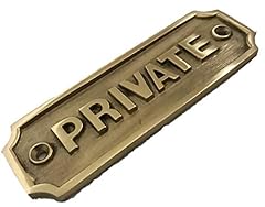 Retro private sign for sale  Delivered anywhere in UK