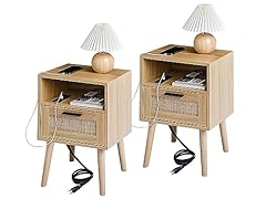 Labcosi rattan nightstand for sale  Delivered anywhere in USA 