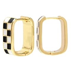 Dainty checkered oval for sale  Delivered anywhere in USA 