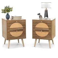 Costway rattan bedside for sale  Delivered anywhere in UK