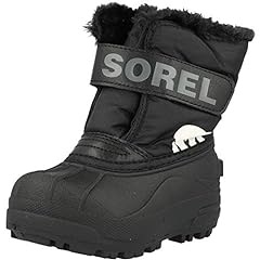 Sorel Unisex Baby Childrens Snow Commander Boots, Black, for sale  Delivered anywhere in UK