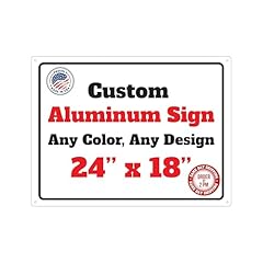 Custom 24x18 aluminum for sale  Delivered anywhere in USA 