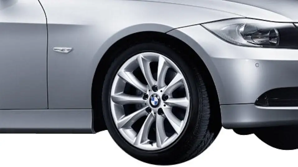 Originele BMW aluminium velg 3-serie E90 E91 E92 E93 sterspaken 340 in 17 inch voor achter tweedehands  