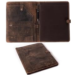 Leather portfolio leather for sale  Delivered anywhere in USA 