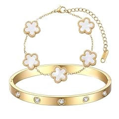 Chaotemai bracelet trèfle d'occasion  Livré partout en Belgiqu