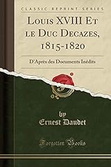 Louis xviii duc d'occasion  Livré partout en France