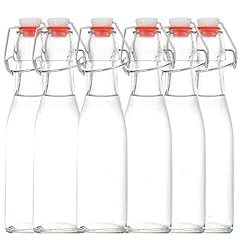 Tebery 6 Pack Clear Glass Beer Bottles 16oz Size Swing for sale  Delivered anywhere in Canada