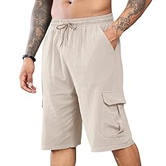 Mens linen shorts for sale  Delivered anywhere in UK