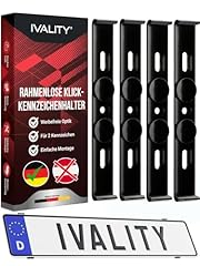 Ivality kennzeichenhalter rahm gebraucht kaufen  Wird an jeden Ort in Deutschland
