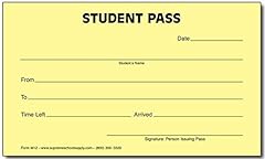 Student pass yellow for sale  Delivered anywhere in USA 