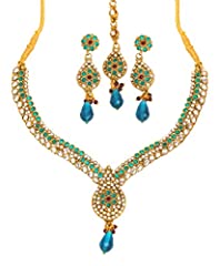 Touchstone Exquisite Kundan Necklace Set with Maang for sale  Delivered anywhere in UK