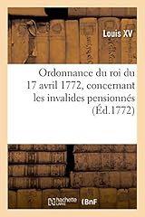 Ordonnance roi avril d'occasion  Livré partout en France