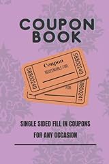 Blank coupon book for sale  Delivered anywhere in UK