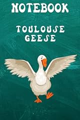 Notebook toulouse geese for sale  Delivered anywhere in USA 