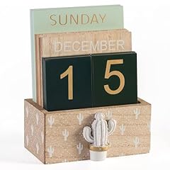 Perpetual calendar wooden for sale  Delivered anywhere in USA 