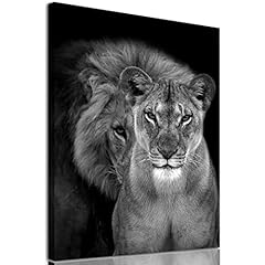 Lion lioness canvas for sale  Delivered anywhere in USA 