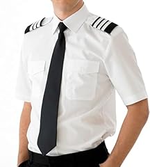 Pilot shirt mens for sale  Delivered anywhere in UK