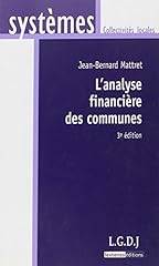 Analyse financière communes d'occasion  Livré partout en France
