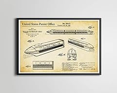 Disneyland monorail patent for sale  Delivered anywhere in USA 