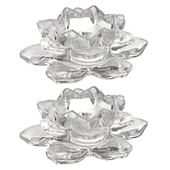 2pcs crystal lotus for sale  Delivered anywhere in UK