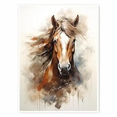Brown horse canvas for sale  Delivered anywhere in USA 