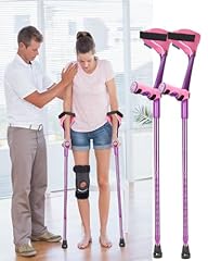 Crutches adults elastic for sale  Delivered anywhere in USA 
