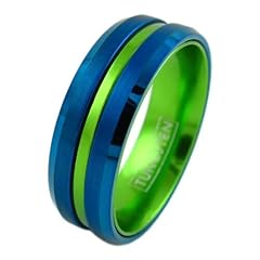 Men blue tungsten for sale  Delivered anywhere in USA 