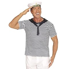 Widmann - Verkleidungsset Marine, Shirt und Hut, Matrosen,, gebraucht gebraucht kaufen  Wird an jeden Ort in Deutschland