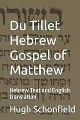 Tillet hebrew gospel gebraucht kaufen  Wird an jeden Ort in Deutschland
