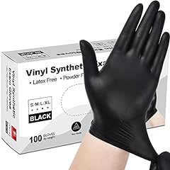 Schneider Black Vinyl Exam Gloves, 4mil, Powder-Free, for sale  Delivered anywhere in USA 