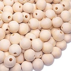 100pcs wooden beads for sale  Delivered anywhere in UK