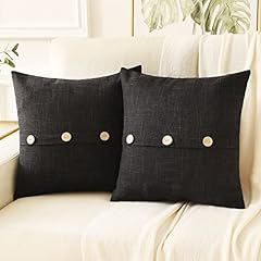 Haussy black linen for sale  Delivered anywhere in USA 
