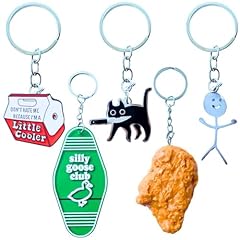 5pc funny keychains for sale  Delivered anywhere in USA 