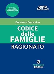 Codice delle famiglie usato  Spedito ovunque in Italia 
