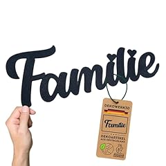 Familie schild wohnzimmer gebraucht kaufen  Wird an jeden Ort in Deutschland