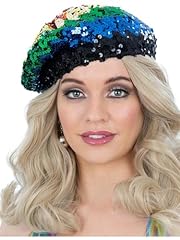 Smiffys sequin beret for sale  Delivered anywhere in UK